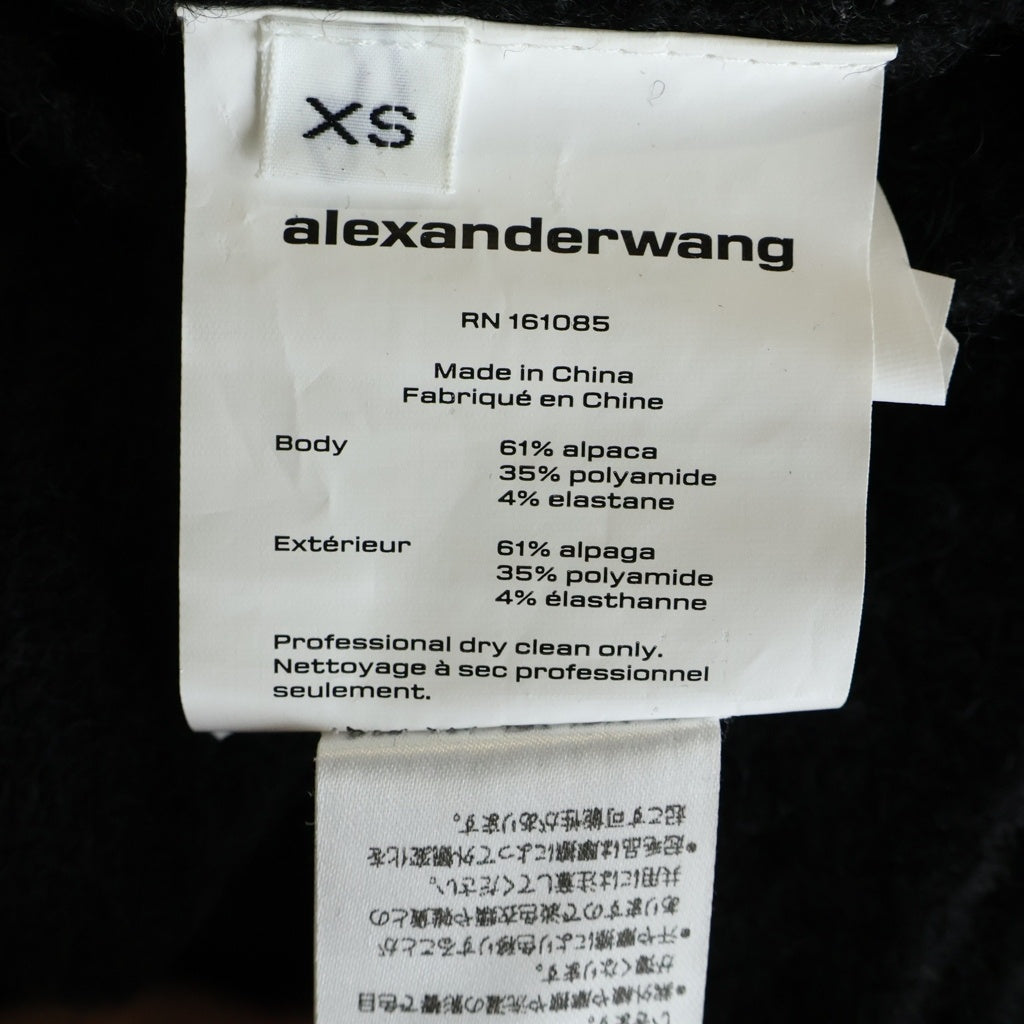 ALEXANDER WANG(アレキサンダーワン) ショートスリーブ ツインセットカーディガン ブラック 4KC3221022 レディース