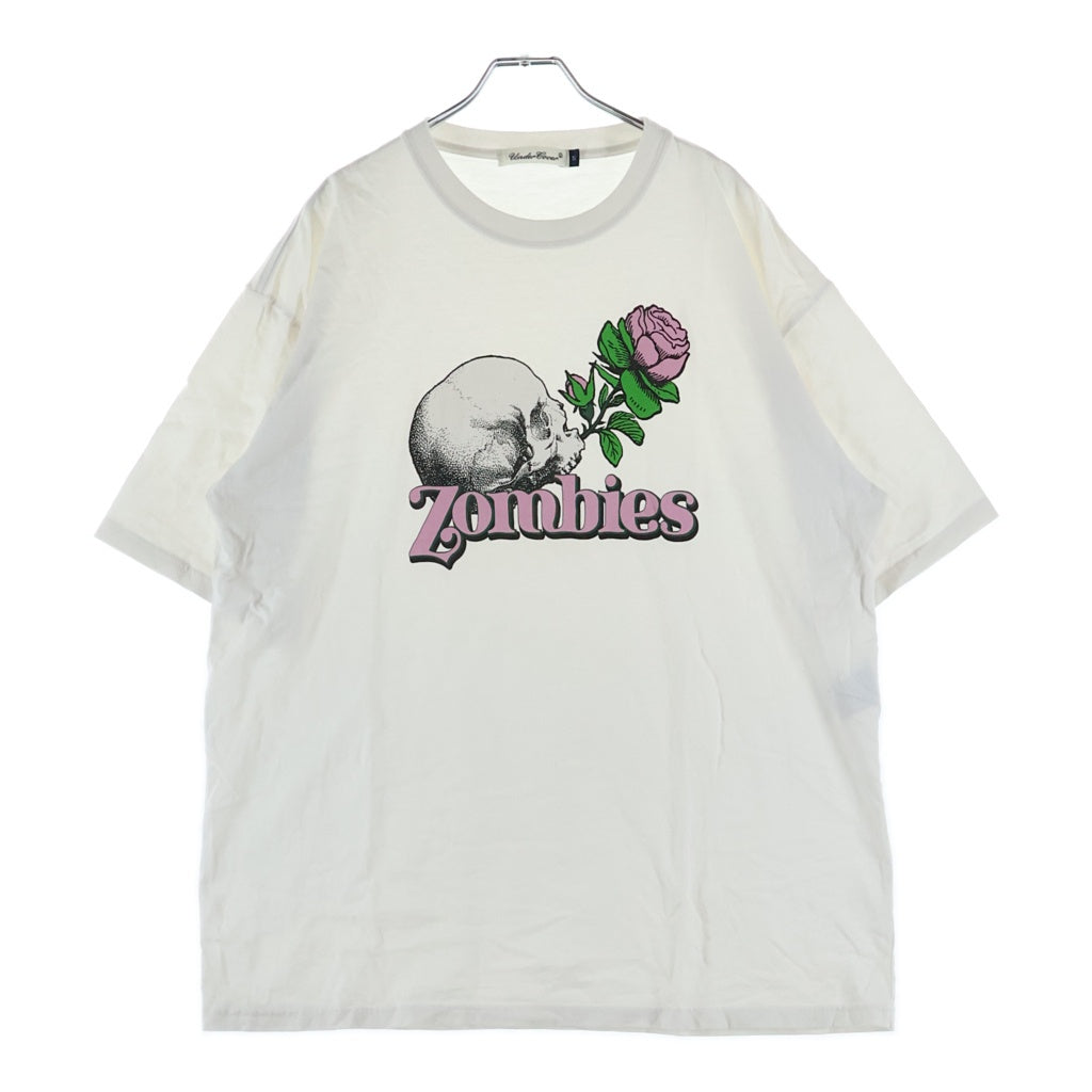 UNDERCOVER(アンダーカバー) 24SS SKULL ZOMBIES Tシャツ カットソー ホワイト UC1D3812
