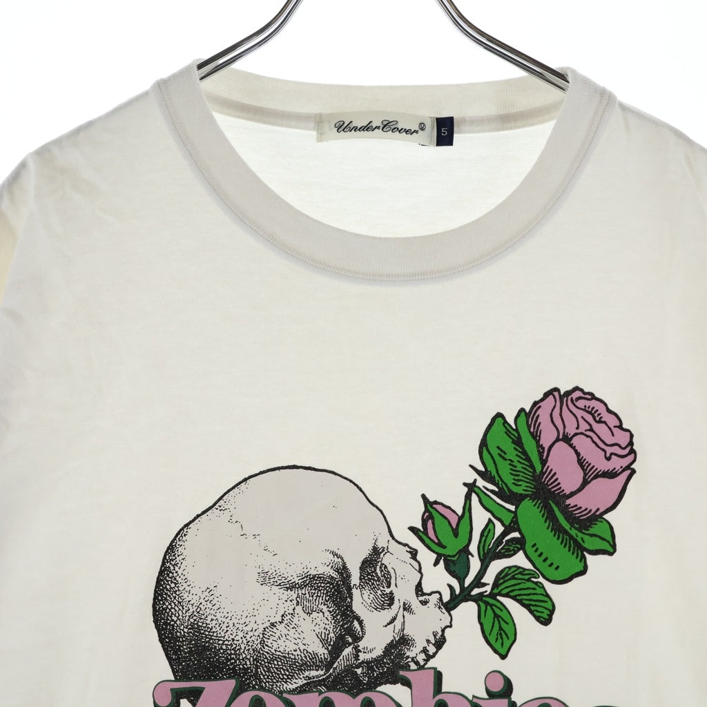 UNDERCOVER(アンダーカバー) 24SS SKULL ZOMBIES Tシャツ カットソー ホワイト UC1D3812