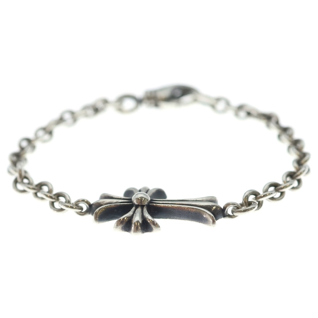 CHROME HEARTS(クロムハーツ) CHAIN TINY CH CRS タイニーCHクロスチェーン ブレスレット シルバー