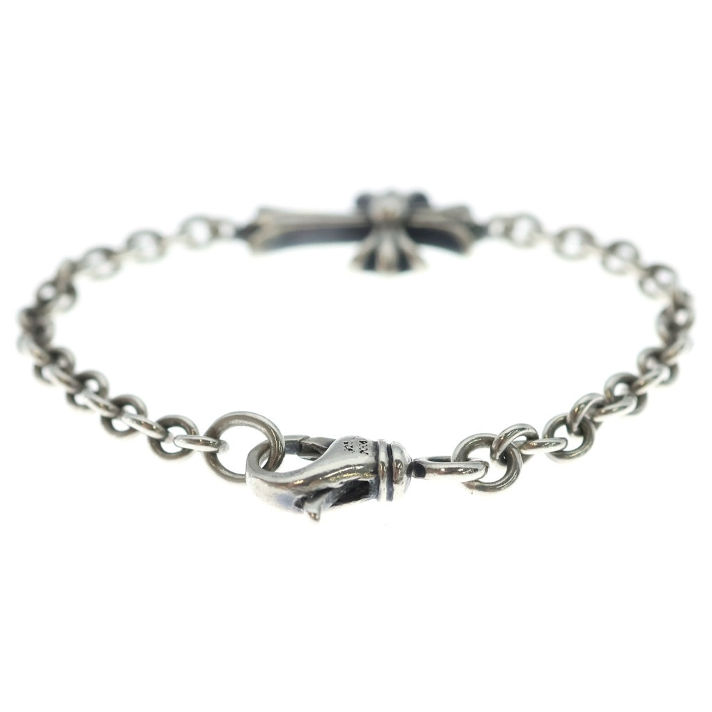 CHROME HEARTS(クロムハーツ) CHAIN TINY CH CRS タイニーCHクロスチェーン ブレスレット シルバー