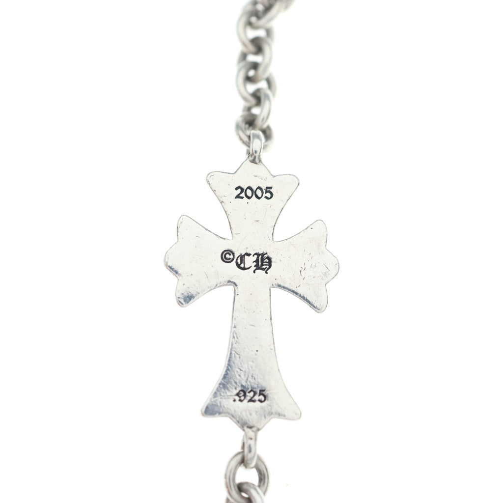 CHROME HEARTS(クロムハーツ) CHAIN TINY CH CRS タイニーCHクロスチェーン ブレスレット シルバー