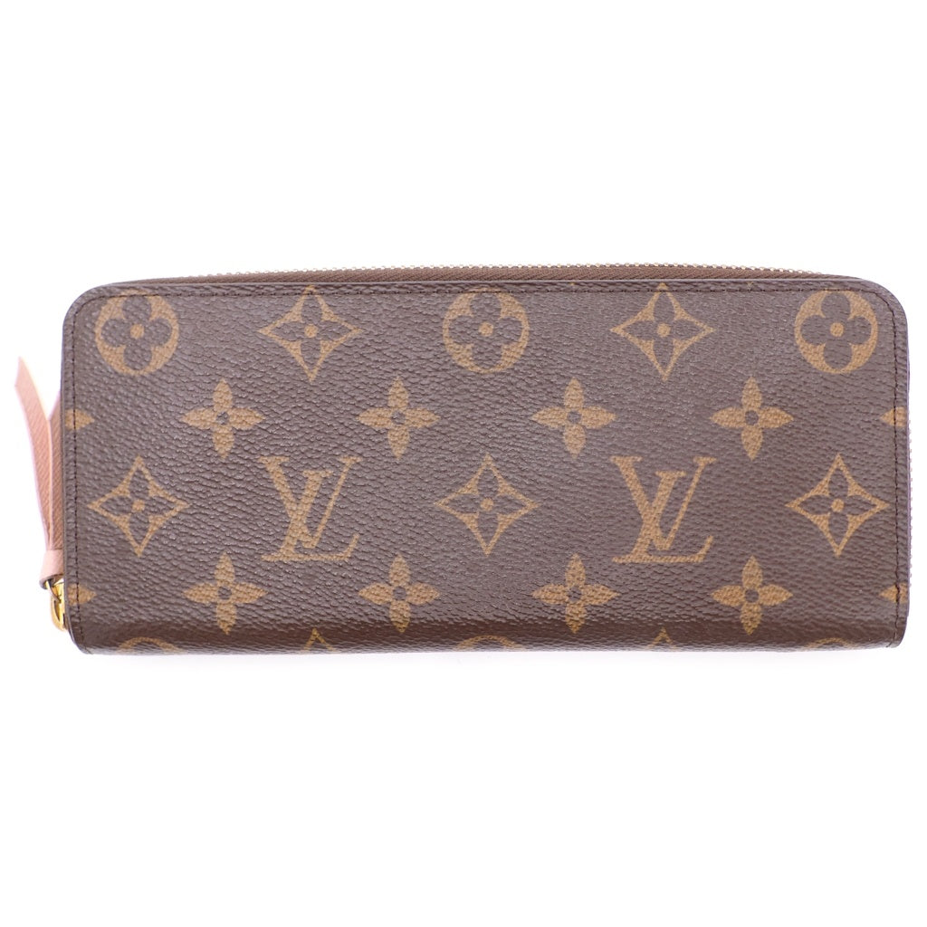 LOUIS VUITTON(ルイヴィトン) モノグラム ポルトフォイユクレマンス ローズバレリーヌ ロングウォレット 長財布 ブラウン M61298