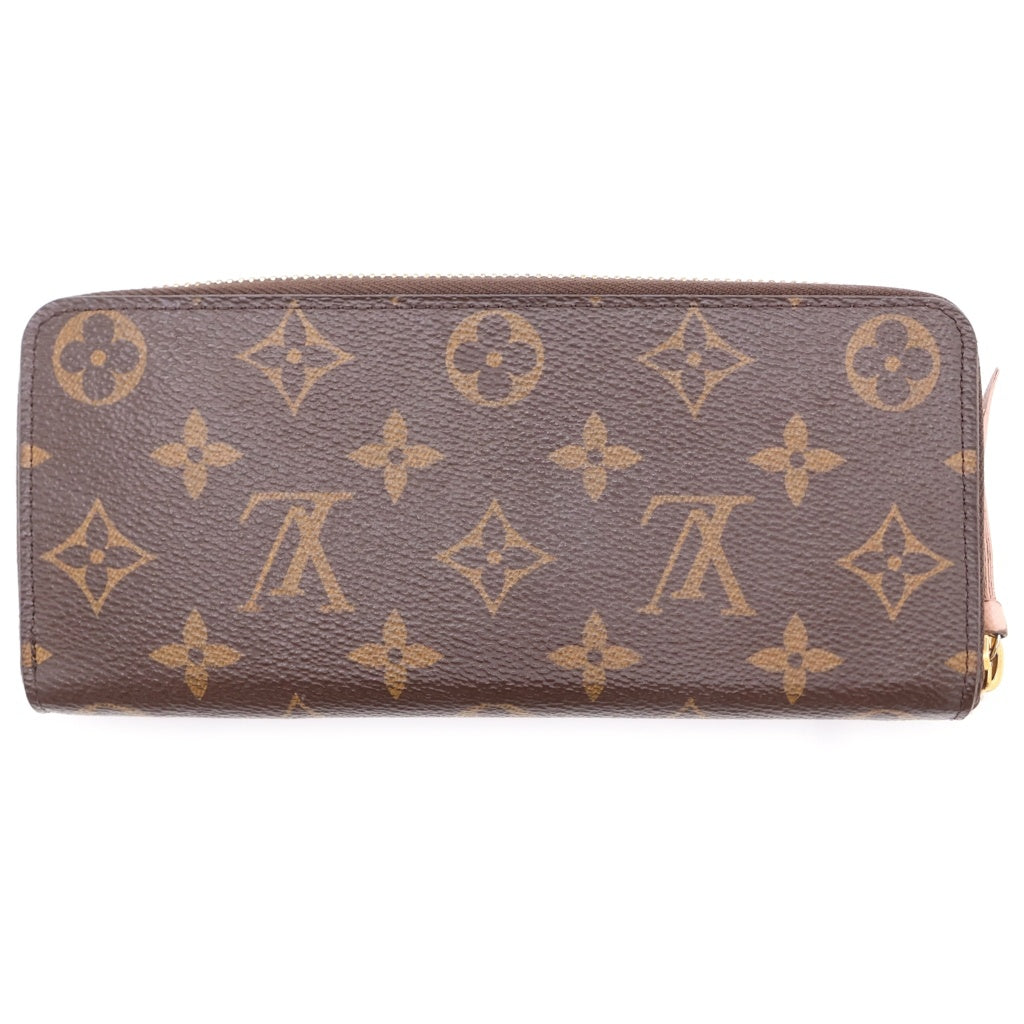 LOUIS VUITTON(ルイヴィトン) モノグラム ポルトフォイユクレマンス ローズバレリーヌ ロングウォレット 長財布 ブラウン M61298