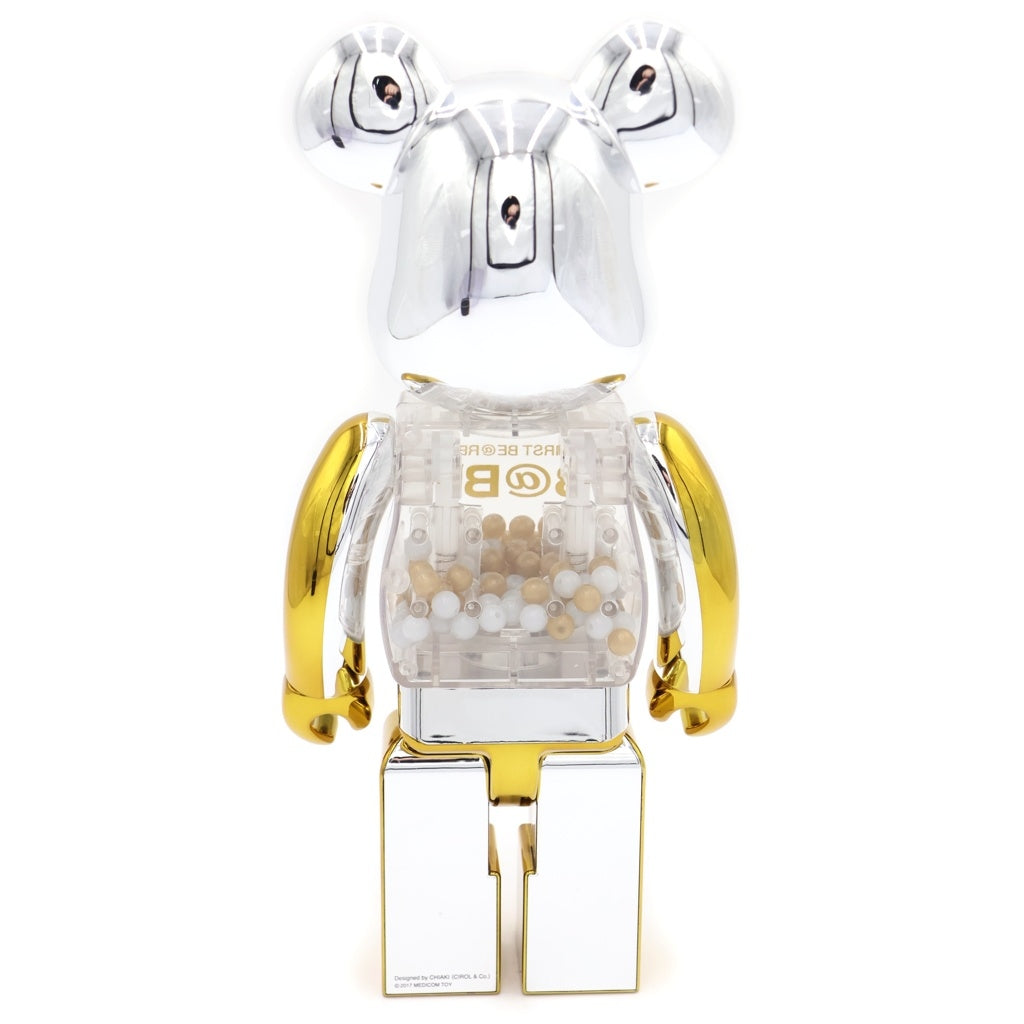 MEDICOM TOY(メディコムトイ) MY FIRST BE@RBRICK B@BY GOLD SILVER 400% ベアブリック フィギュア 人形 ゴールド/シルバー