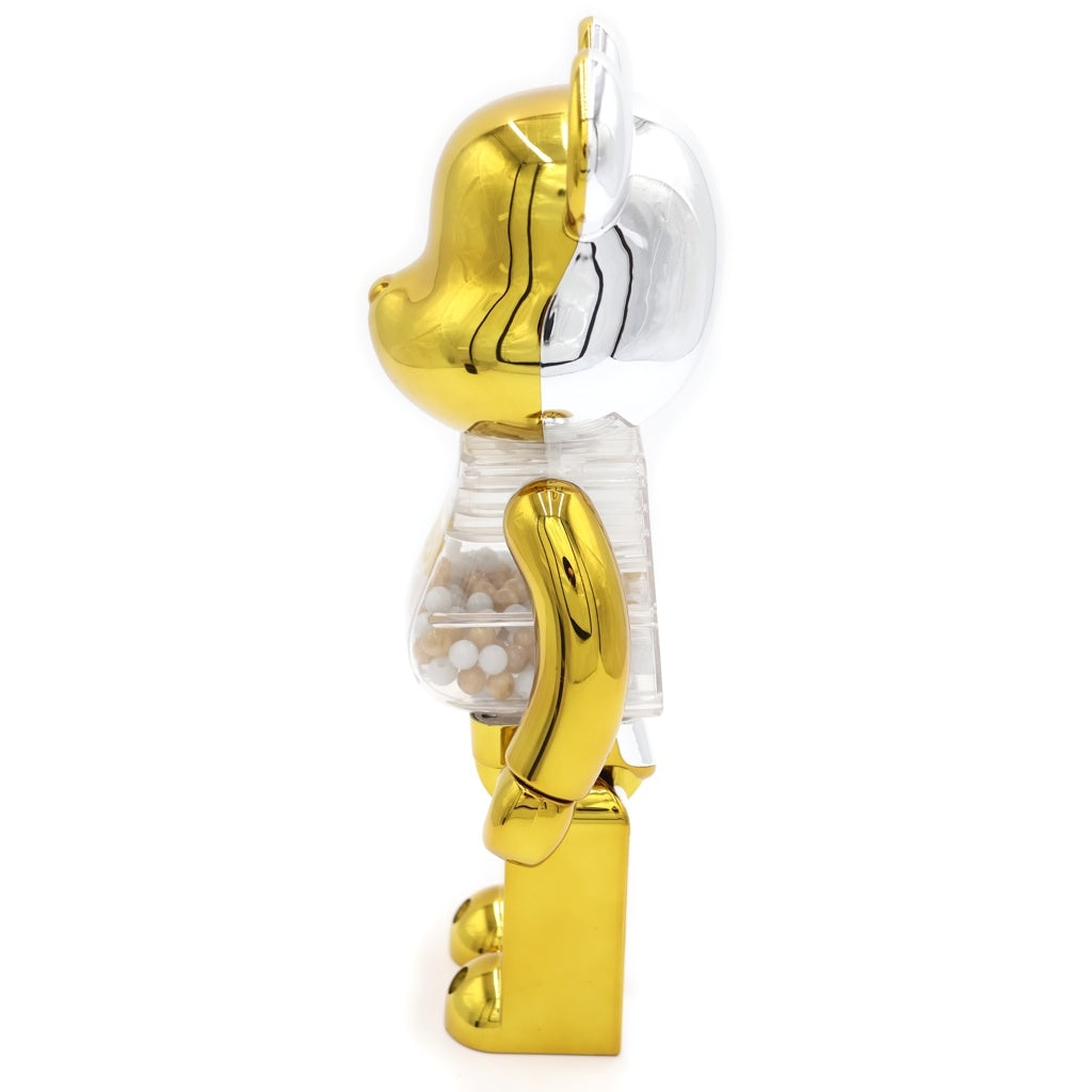 MEDICOM TOY(メディコムトイ) MY FIRST BE@RBRICK B@BY GOLD SILVER 400% ベアブリック フィギュア 人形 ゴールド/シルバー