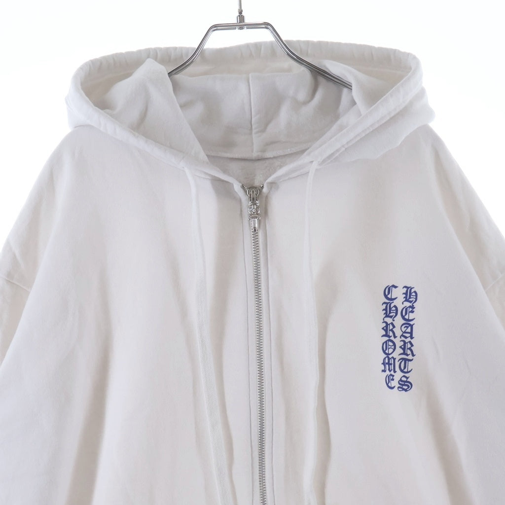 CHROME HEARTS(クロムハーツ) SWTSHRT HD ZIP アームロゴ ジップアップ 