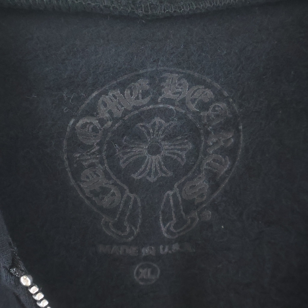 CHROME HEARTS(クロムハーツ) SWTSHRT HD ZIP LTD 東京限定バックホースシュープリントジップアップパーカー