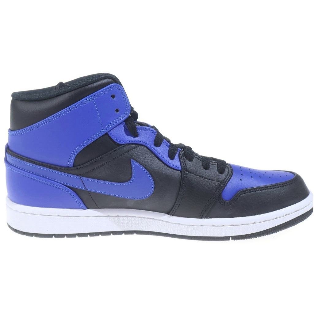 NIKE(ナイキ) AIR JORDAN 1 MID HYPER ROYAL エアジョーダン1 ハイパーロイヤル ミッドカットスニーカー ブラック/ブルー US10/28cm 554724-068