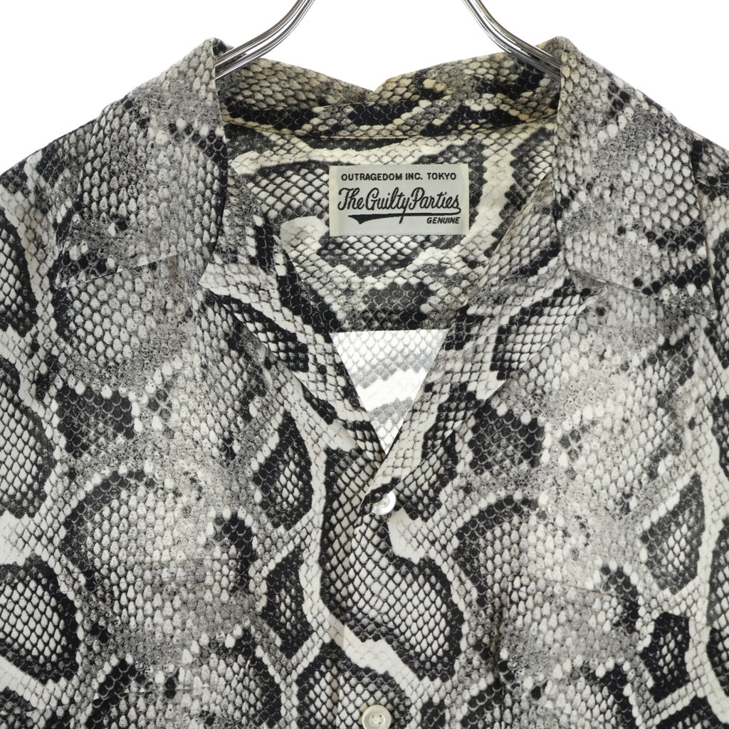 WACKO MARIA(ワコマリア) PYTHON HAWAIIAN SHIRT オープンカラー