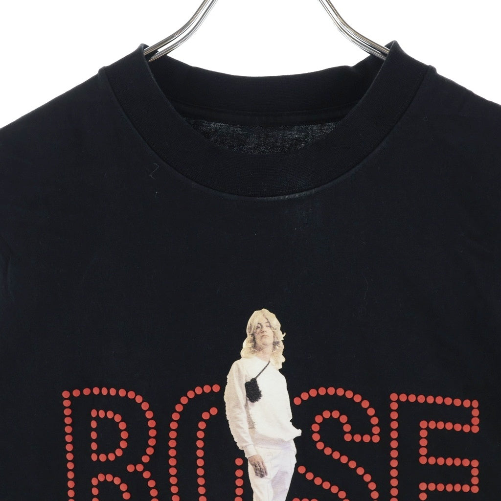 MARTINE ROSE(マーティンローズ) フロントプリント ノースリーブカットソー タンクトップ ブラック