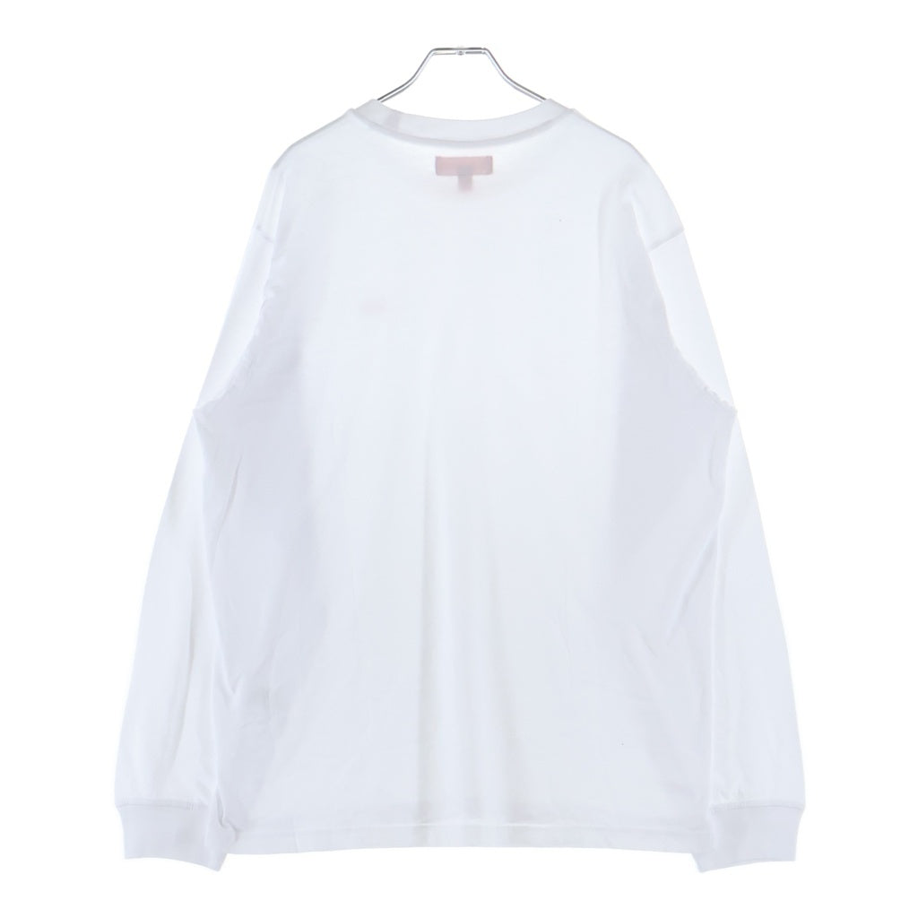SUPREME(シュプリーム) Small Box Logo L/S Tee スモールボックスロゴ クルーネック長袖カットソーTシャツ ホワイト