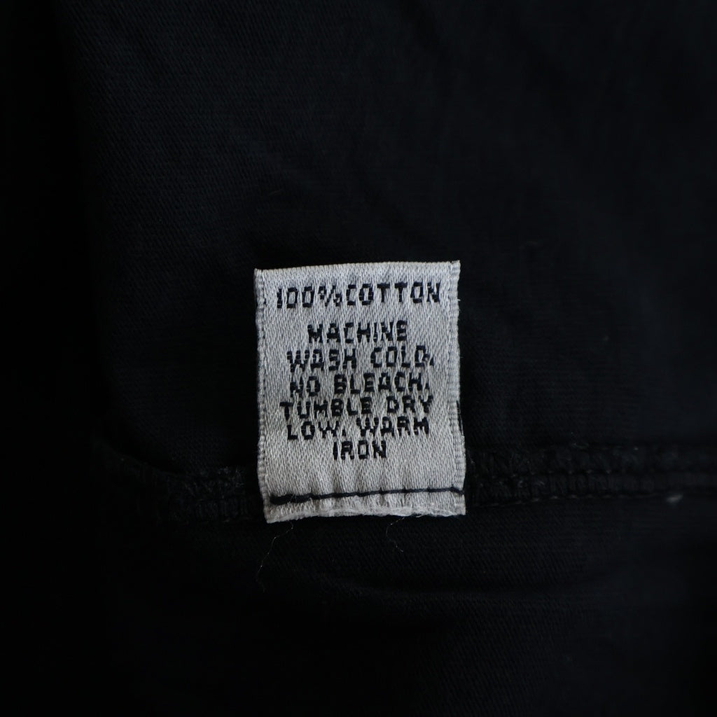 CHROME HEARTS(クロムハーツ) OLD CH CRS TEE オールド バックCHクロスプリント クルーネック半袖カットソーTシャツ ブラック