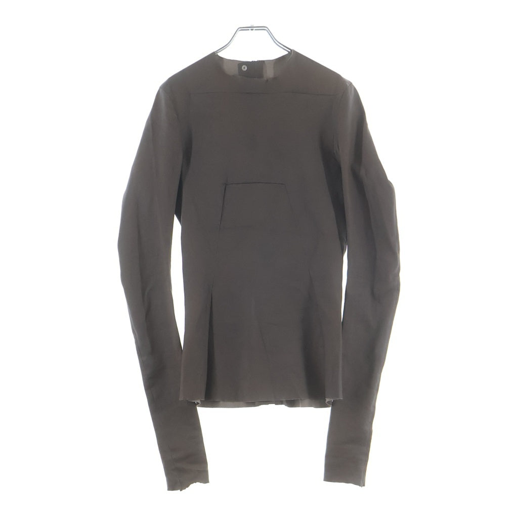 Rick Owens(リックオウエンス) 23SS EDFU Top エドフトップ レザータイトジャケット レザージャケット ブラウン RR01C4228-LS