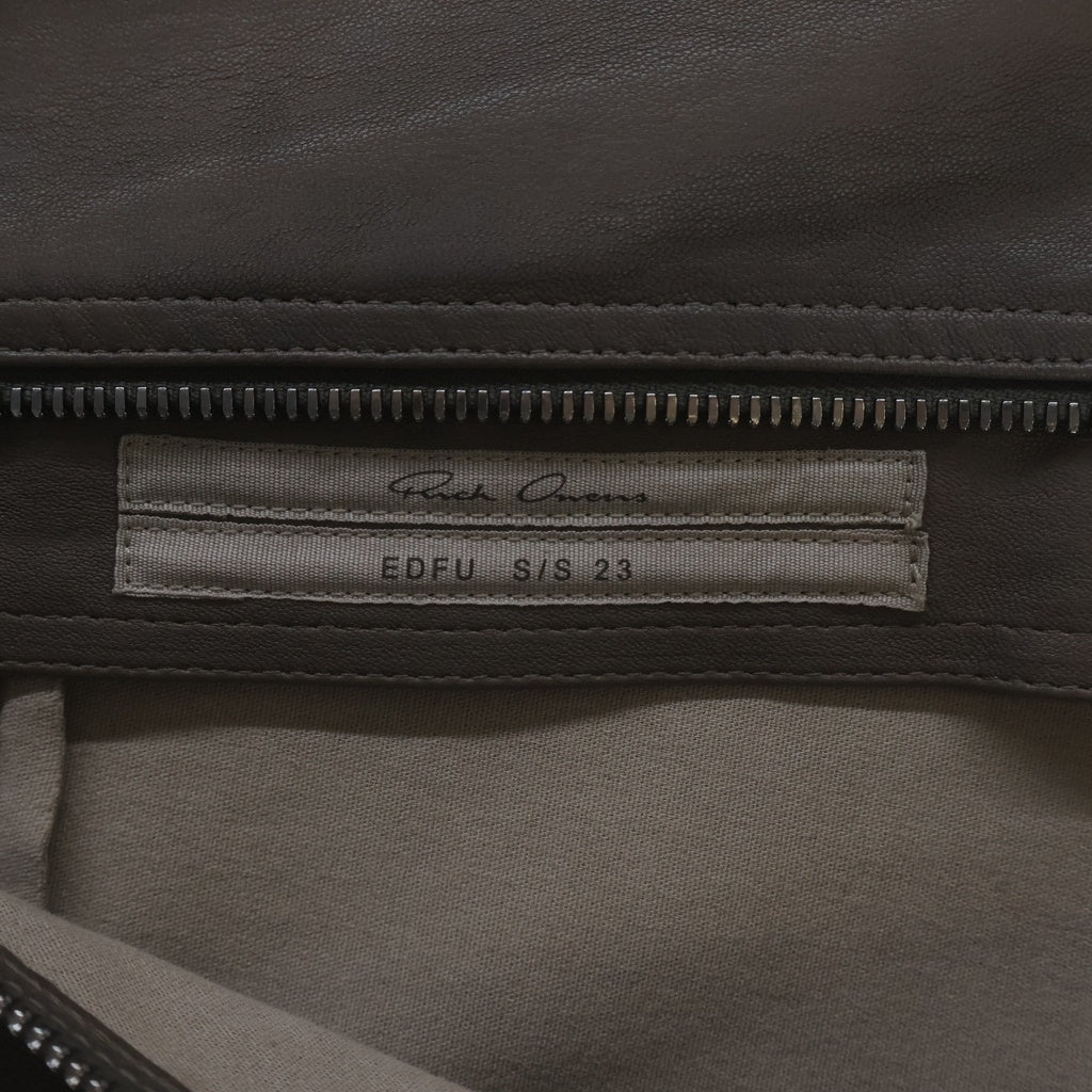 Rick Owens(リックオウエンス) 23SS EDFU Top エドフトップ レザー