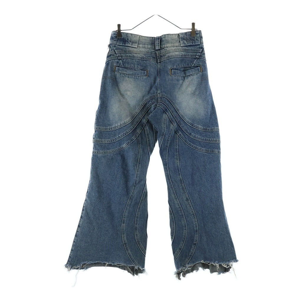 NO/FAITH STUDIOS(ノーフェイスストゥディオス) WAVE DENIM ウェーブ デニムパンツ インディゴブルー
