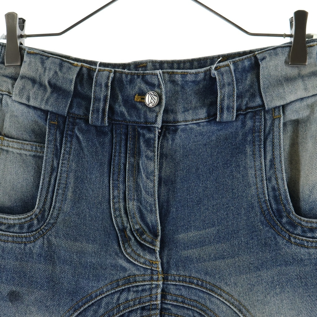 NO/FAITH STUDIOS(ノーフェイスストゥディオス) WAVE DENIM ウェーブ デニムパンツ インディゴブルー