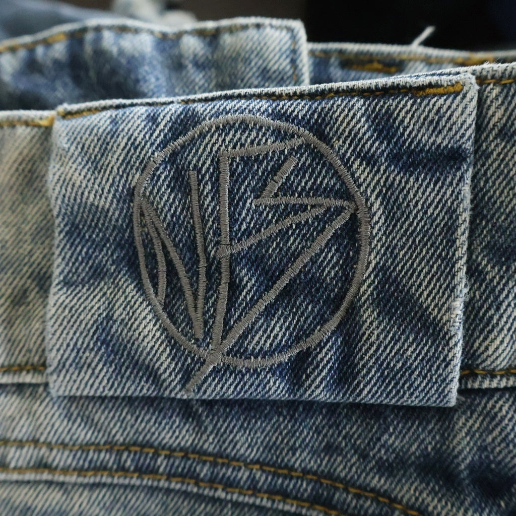 NO/FAITH STUDIOS(ノーフェイスストゥディオス) WAVE DENIM ウェーブ デニムパンツ インディゴブルー