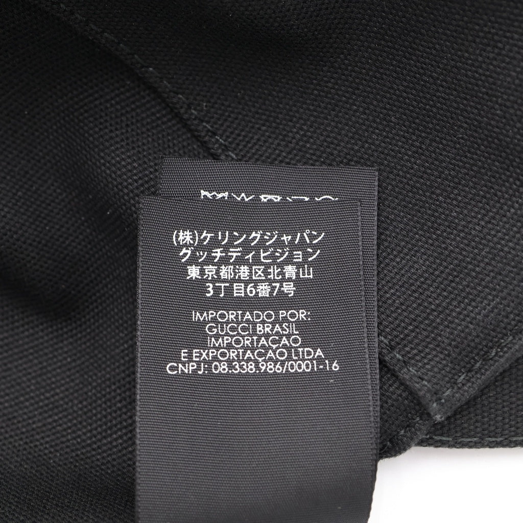 GUCCI(グッチ) インターロッキングG シェリーラインキャップ ベースボールキャップ 帽子 ブラック