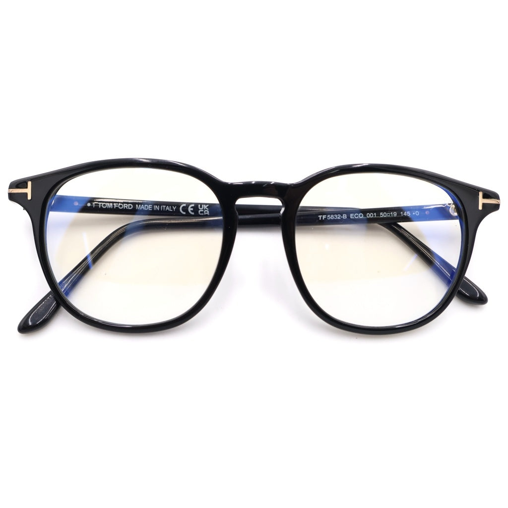 TOM FORD(トムフォード) ウェリントン型 サングラス 眼鏡 ブラック TF5832-B