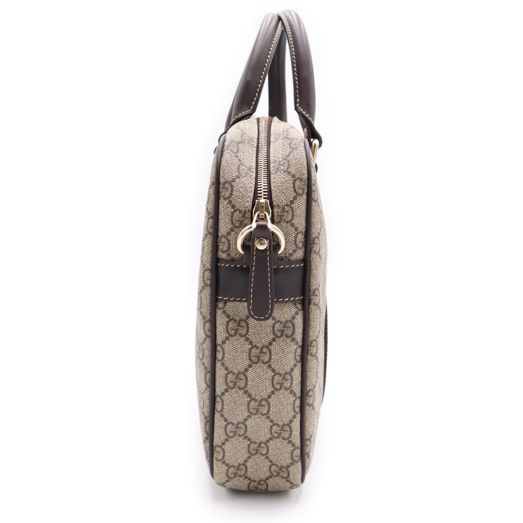 GUCCI(グッチ) 2WAY GGスプリーム ハンドバック ブリーフバック ベージュ レディース