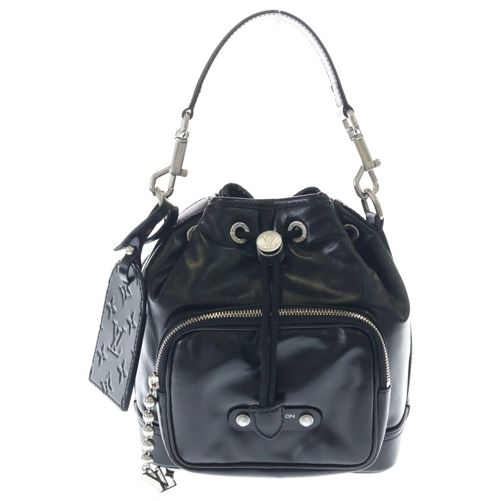LOUIS VUITTON(ルイヴィトン) LV NIGHT ノエ カーゴ ショルダーバック ブラック シルバー金具 M13985 レディース