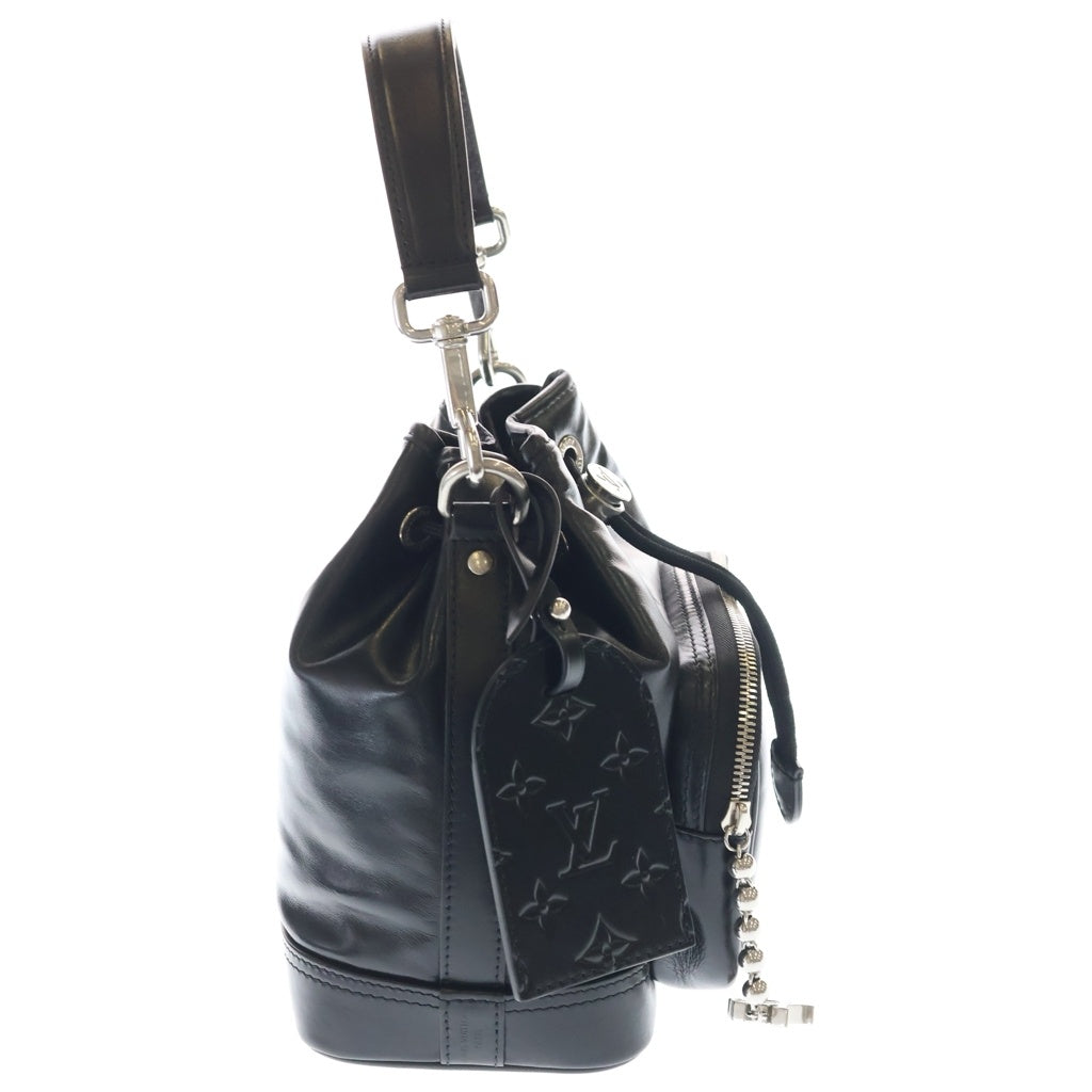LOUIS VUITTON(ルイヴィトン) LV NIGHT ノエ カーゴ ショルダーバック ブラック シルバー金具 M13985 レディース