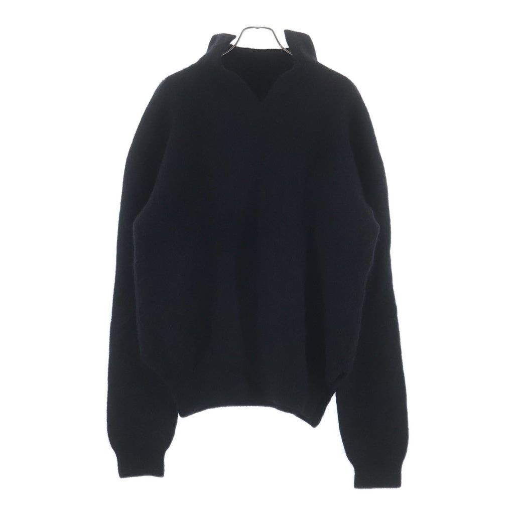 Rick Owens(リックオウエンス) 24AW Alpaca Knit Fisherman Tabard Turtleneck アルパカ ニット ブラック
