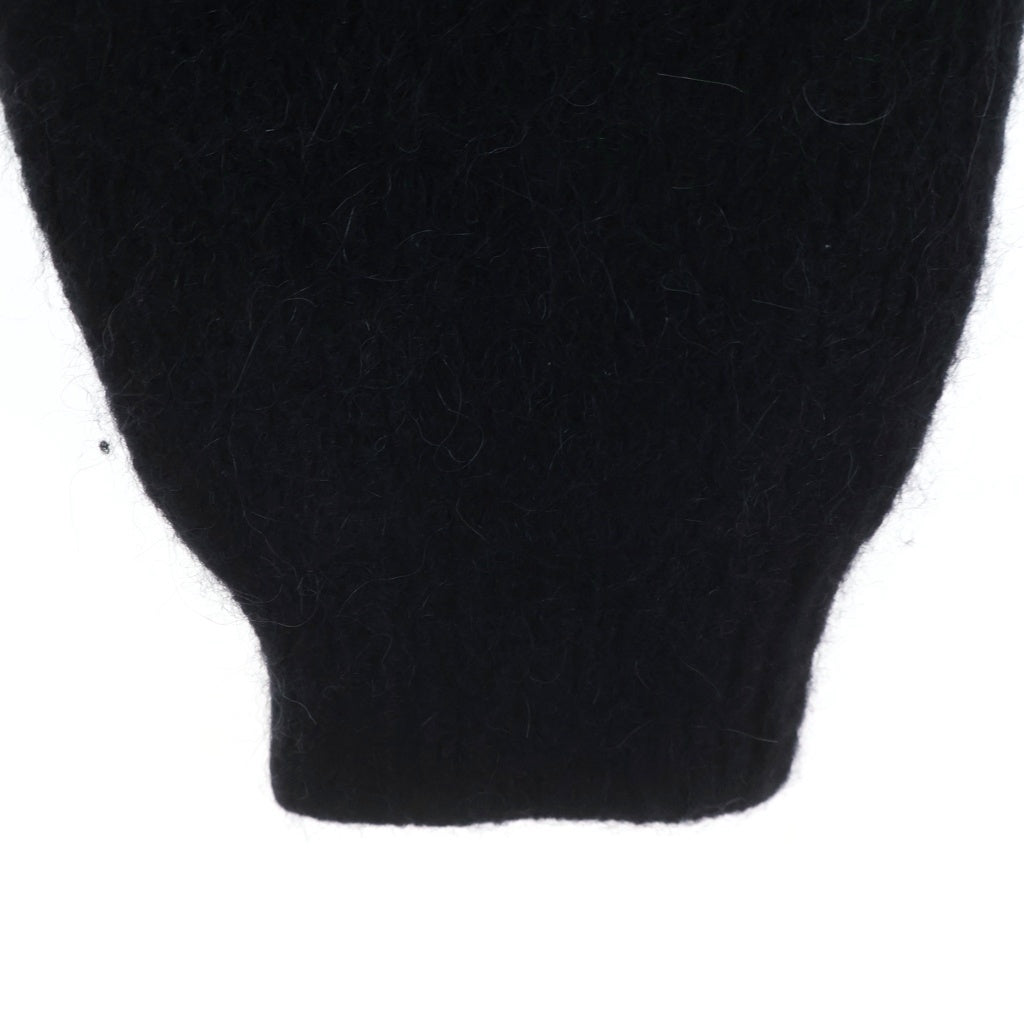 Rick Owens(リックオウエンス) 24AW Alpaca Knit Fisherman Tabard Turtleneck アルパカ ニット ブラック