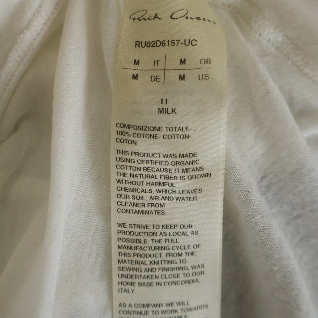 Rick Owens(リックオウエンス) 24AW Vネックロング丈ノースリーブトップス ホワイト