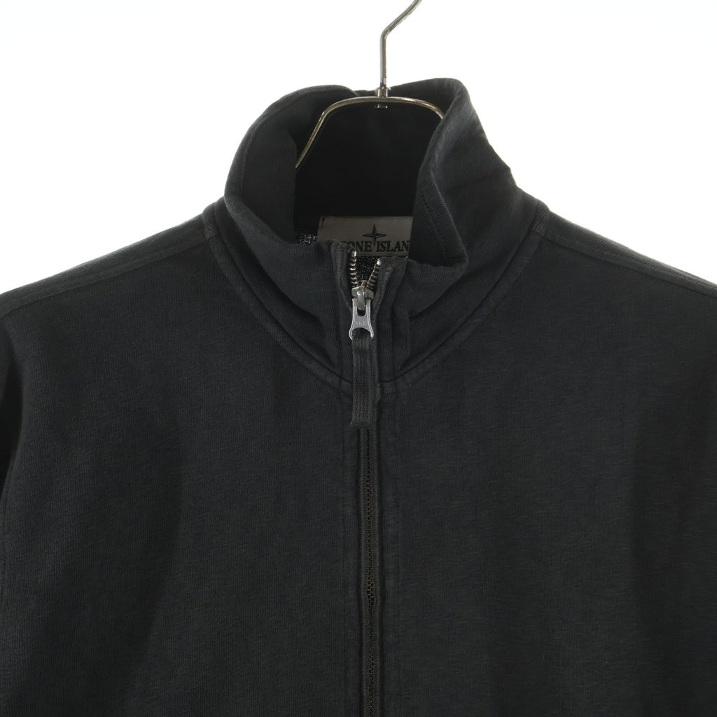 STONE ISLAND(ストーンアイランド) Cotton Fleece Zip Hoodie 袖パッチ