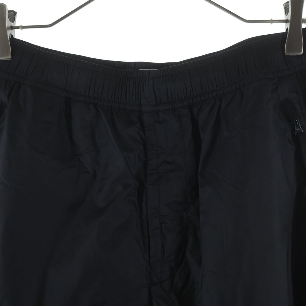 STONE ISLAND(ストーンアイランド) logo-patch track pants ナイロントラックパンツ ブラック