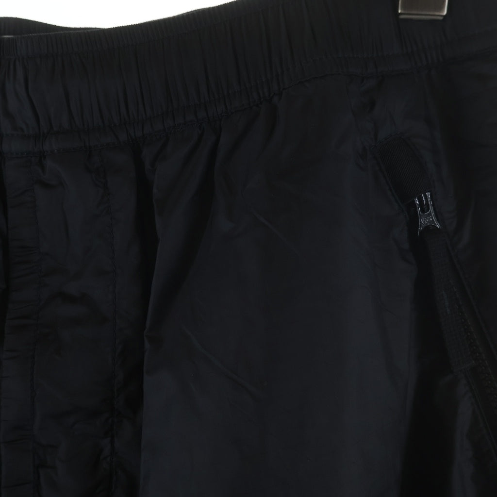 STONE ISLAND(ストーンアイランド) logo-patch track pants ナイロントラックパンツ ブラック