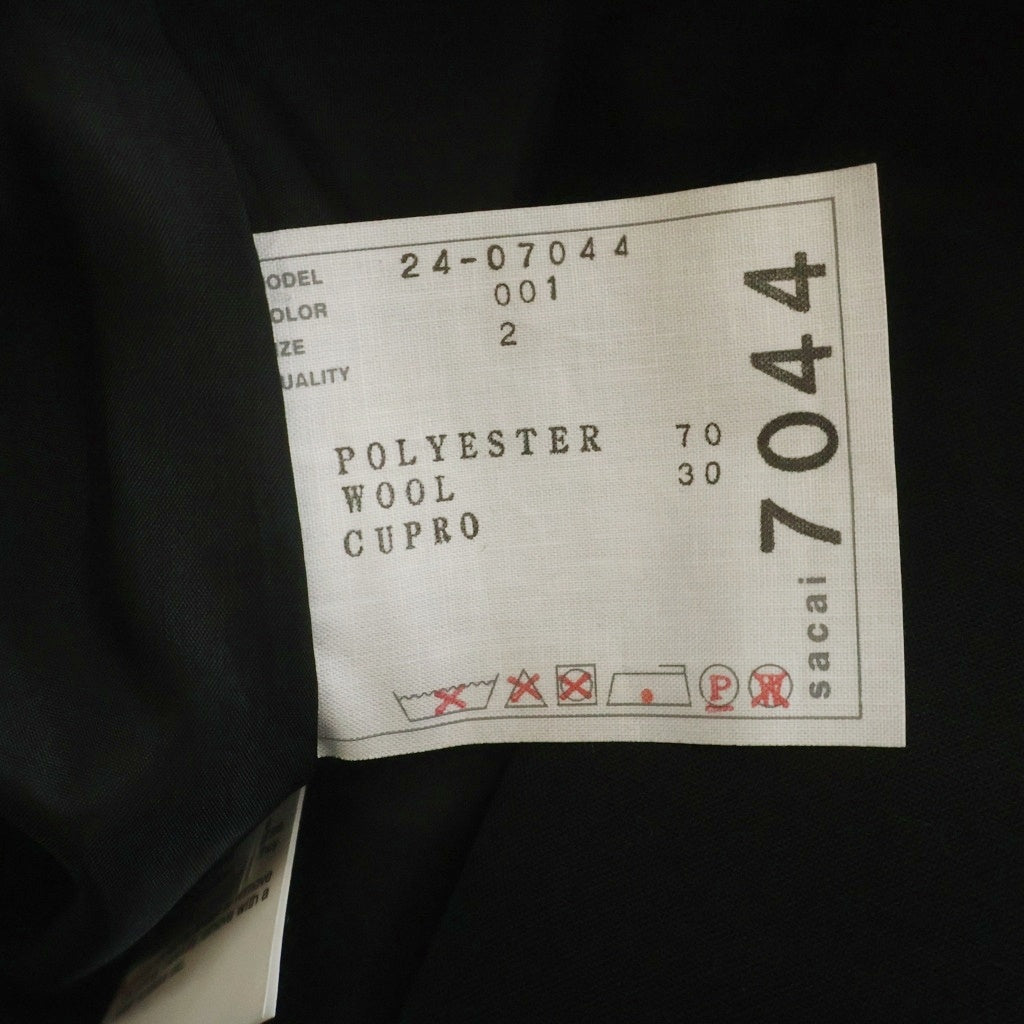 Sacai(サカイ) 24SS Mini Skirt トープ ペプラム ミニスカート