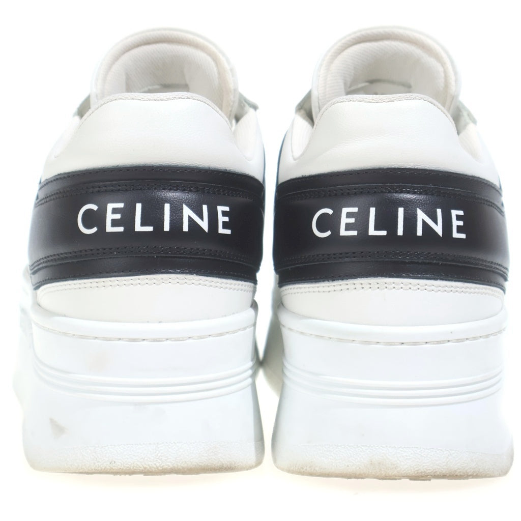 CELINE(セリーヌ) ブロック ローカットスニーカー ブラック/ホワイト 37 レディース