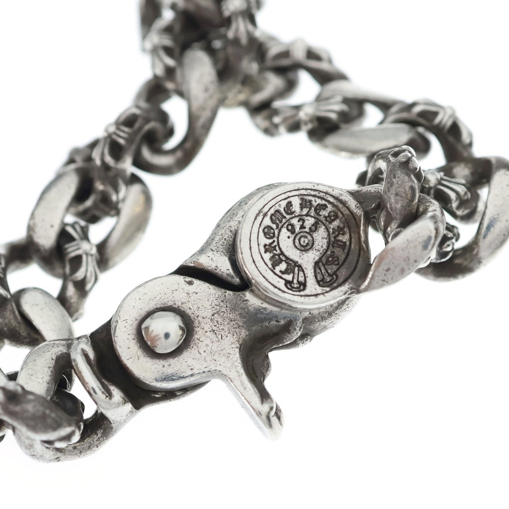 CHROME HEARTS(クロムハーツ) FNCY CHN LNK ファンシーリンククリップブレスレット 15リンク シルバー BCA145