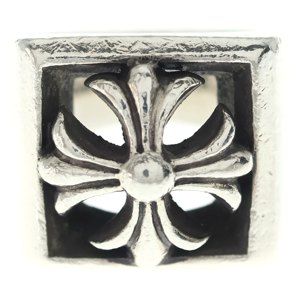 CHROME HEARTS(クロムハーツ) LETTER BLOCK レターブロックCHプラス リング シルバー