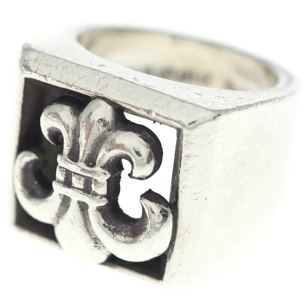 CHROME HEARTS(クロムハーツ) LETTER BLOCK レターブロックBSフレア リング シルバー
