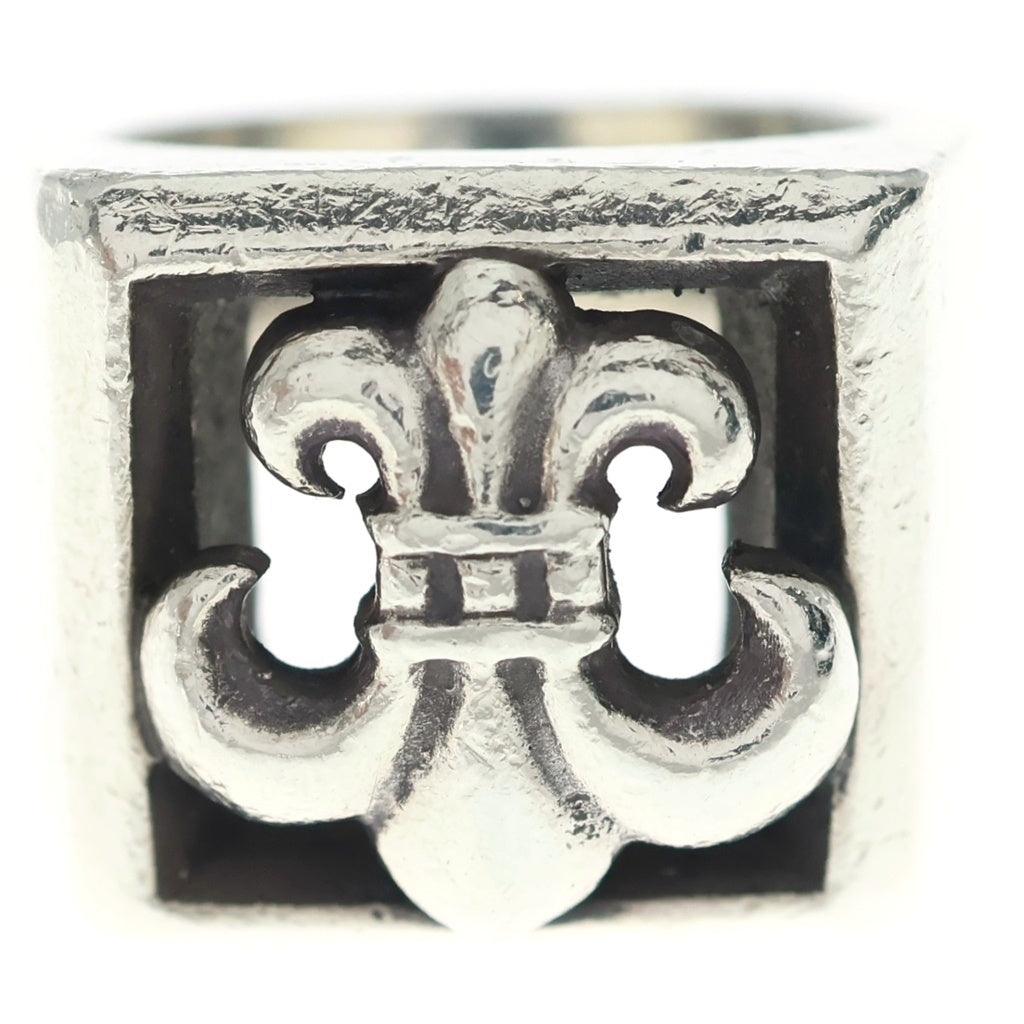 CHROME HEARTS(クロムハーツ) LETTER BLOCK レターブロックBSフレア リング シルバー