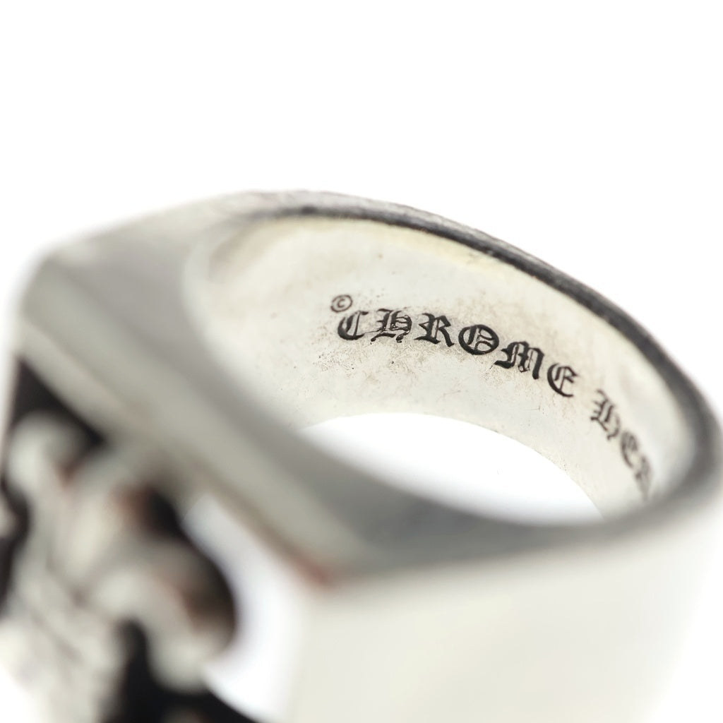 CHROME HEARTS(クロムハーツ) LETTER BLOCK レターブロックBSフレア リング シルバー
