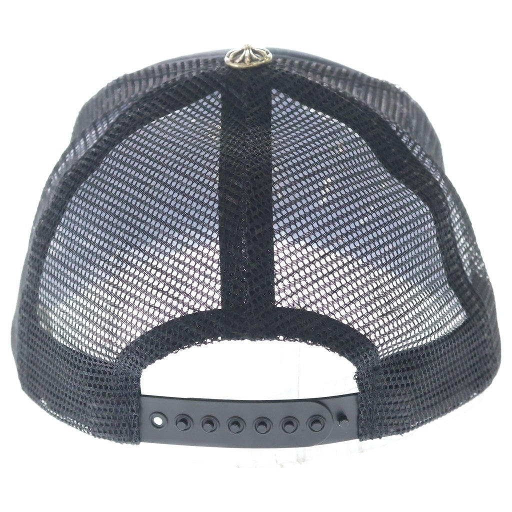 CHROME HEARTS(クロムハーツ) TRUCKER CAP トラッカーキャップ CHパッチクロスボール付メッシュ帽子 ブラック