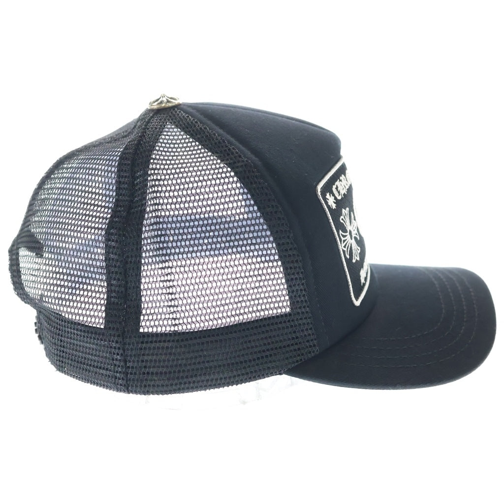 CHROME HEARTS(クロムハーツ) TRUCKER CAP トラッカーキャップ CHパッチクロスボール付メッシュ帽子 ブラック