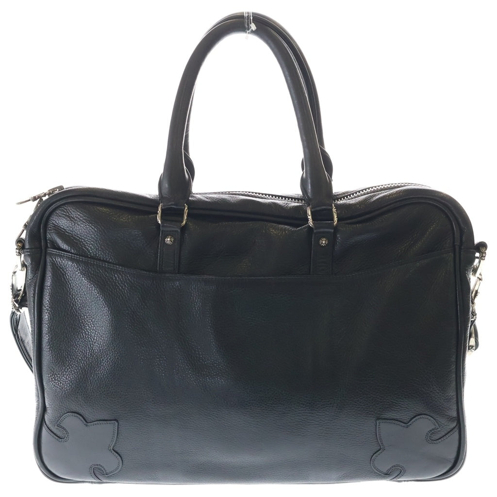 CHROME HEARTS(クロムハーツ) BRF CLL TRBK STRP ブリーフケース ビジネスバッグ 2way レザー ブラック