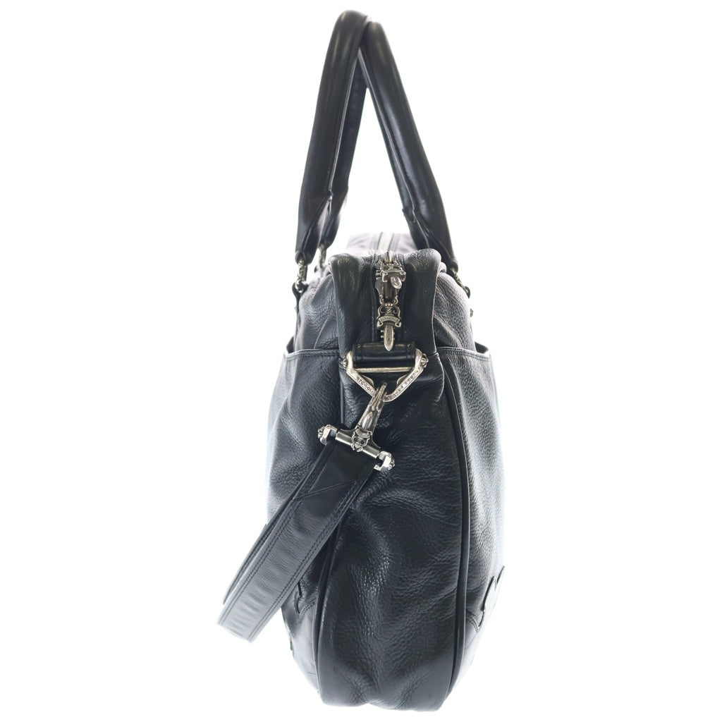 CHROME HEARTS(クロムハーツ) BRF CLL TRBK STRP ブリーフケース ビジネスバッグ 2way レザー ブラック