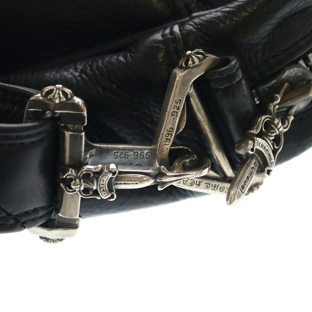 CHROME HEARTS(クロムハーツ) BRF CLL TRBK STRP ブリーフケース ビジネスバッグ 2way レザー ブラック