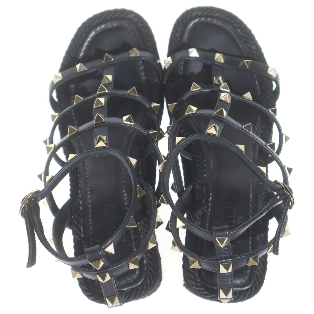 VALENTINO(ヴァレンティノ) ロックスタッズ ウェッジソールサンダル