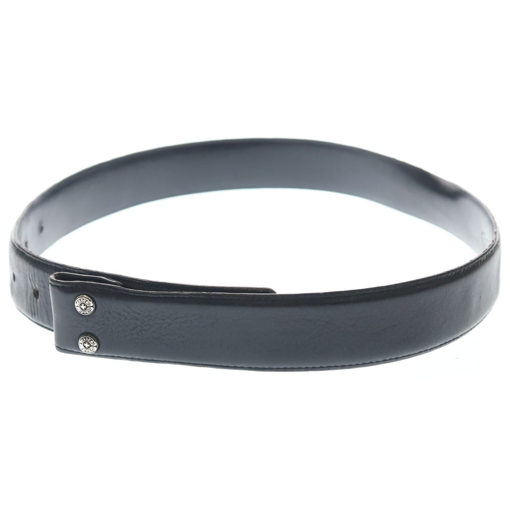 CHROME HEARTS(クロムハーツ) 1.5 STRAP 1.5インチ ホースシューリベッツ レザーベルトストラップ ブラック