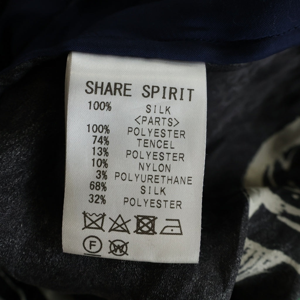 SHARE SPIRIT(シェアスピリット) タトゥーマリア ロイヤルフラッシュ スカジャン ナイロンジャケット マルチ