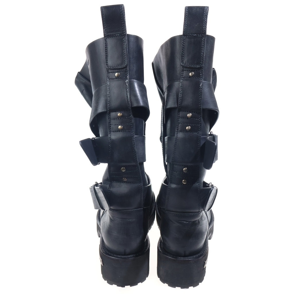 BALENCIAGA(バレンシアガ) VENOM ヴェノムレザーロングブーツ ブラック 41