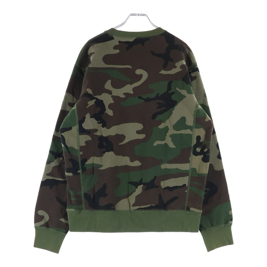 SUPREME(シュプリーム) 15AW Box Logo Crewneck ボックスロゴ プルオーバースウェットトレーナー カモフラ カーキ